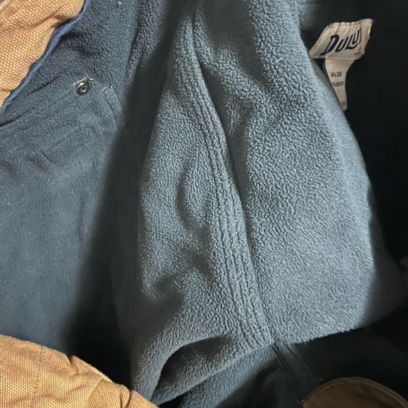 Duluth Dark Brown Fire Hose Fleece Lined Cargo Pants Relaxed Fit Size 44x34 - Picture 9 of 11